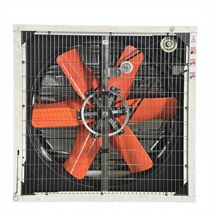 SHRV-1100 (44 Inch) Galvanised Steel Fiberglass Wall-Mounted Axial <b>Fan</b> with Ball Bearing Electric 220V/380V OEM/ODM - Product Image 6