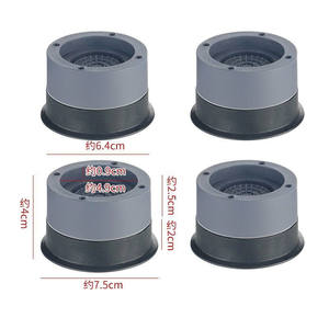 Coussinet de pied pour laveuse Coussinets <span class=keywords><strong>anti</strong></span>-<span class=keywords><strong>vibration</strong></span> <span class=keywords><strong>Support</strong></span> de <span class=keywords><strong>machine</strong></span> à <span class=keywords><strong>laver</strong></span> <span class=keywords><strong>Support</strong></span> de choc pour sèche-linge Empêcher le déplacement Antidérapant Fournitures pour la maison - Product Image 4