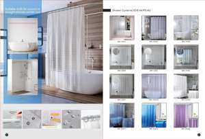 QJMAX Rideaux <span class=keywords><strong>de</strong></span> <span class=keywords><strong>douche</strong></span> en plastique PEVA transparent résistant à la moisissure <span class=keywords><strong>pour</strong></span> salle <span class=keywords><strong>de</strong></span> bain <span class=keywords><strong>pour</strong></span> <span class=keywords><strong>douche</strong></span> et <span class=keywords><strong>baignoire</strong></span> - Product Image 6