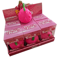 Grote Jumbo Dragon Fruit Geïmiteerd Voedsel Decompressie Speelgoed Knijp Stressverlichtend Speelgoed