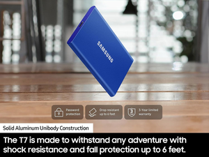 SSD Portátil SUNG T7 1TB, Unidade de Estado Sólido Externa com Velocidades de até 1.050MBs, USB 3.2 Gen 2 - Product Image 2