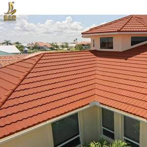 Tôle de toiture en aluminium du Cambodge, 55% de zinc, tuiles de toiture en métal revêtues de pierre <span class=keywords><strong>pour</strong></span> <span class=keywords><strong>maison</strong></span> préfabriquée en conteneur - Product Image 6