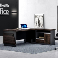 Prix d'usine Table de bureau du directeur Table de patron du PDG en forme de I bon marché Mobilier de bureau de luxe Bureau de direction