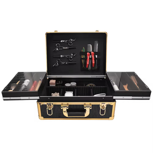 Portable Convenience Barber Travel Suit with <b>Lock</b> Aluminum Brief Carrying Barber - Product Image 6