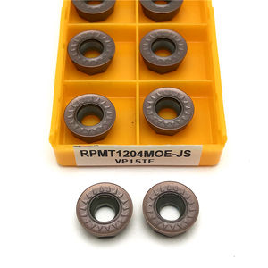 شفرة كربيد RPMT1204 MOE JS VP15TF R6 عالية الجودة لأدوات الطحن والخراطة من السبائك الصلبة RPMT 1204 - Product Image 1