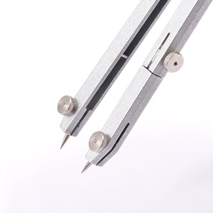 <span class=keywords><strong>Compas</strong></span> de géométrie FOSKA avec tête à ressort et roue centrale pour le dessin technique, les mathématiques et la création de cercles avec une grande barre d'extension - Product Image 4