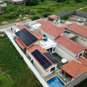 Système solaire hybride tout-en-un, panneaux solaires <span class=keywords><strong>540Wp</strong></span>, onduleur 5000W, stockage de batterie au lithium - Ensemble complet de stockage d'énergie domestique - Product Image 4