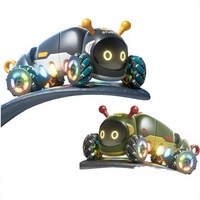 MST Toys RC Caterpillar Simulation RC Stunt Car with Spray Light Caterpillar Chirping 2.4GHz Remote Control Toys for Children