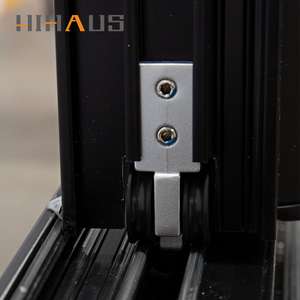 Porte et fenêtre pliante en aluminium Hihaus, grande taille, du sol au plafond, résistante au feu - Product Image 6