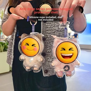 Clear Protective Case for Fanshente Plush <strong>Doll</strong> Bags Transparent Cotton <strong>Doll</strong> Storage Cover Thickened PVC Dustproof Protector - Product Image 2