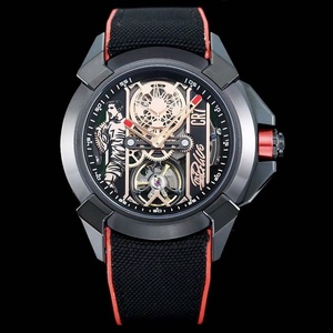 Montre mécanique pour homme de haute qualité, design ajouré, étanche au quotidien, noire - Product Image 2