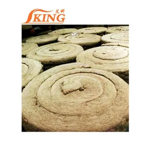 ISOKING Acoustic insulation rock wool blanket 128kg/m3 for generator room