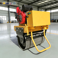 Mini-compacteur vibrant à tambour unique de 500 kg pour chantier étroit et réparation routière