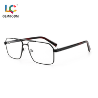 Gafas Ópticas Cuadradas de Montura Completa, Más Vendidas, con Bloqueo de Luz Azul para Profesionales Creativos de Oficina