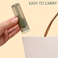 Étui à aiguilles de couture portable, simple, durable et sécurisé en PC+ABS+Métal, avec conception magnétique pop-up, rangement polyvalent pour broderie et tricot