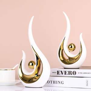 Offre Spéciale blanc créativité Art cadeau artisanat nordique céramique ornements décor à la maison luxe - Product Image 4