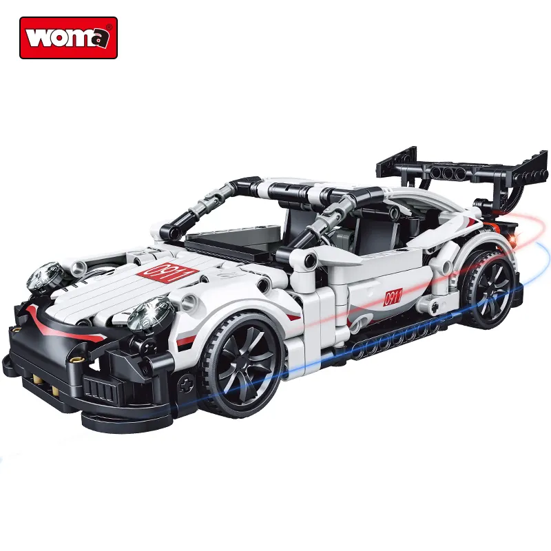 Boy Technic Speed Racing Sport Car Model Assembly DIY Mechanical Building Block Bricks Construction CAR Toy Set