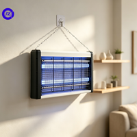Piège à insectes LED UV d'intérieur JZ, en ABS, écologique, anti-moustiques et anti-mouches, électrique et rechargeable