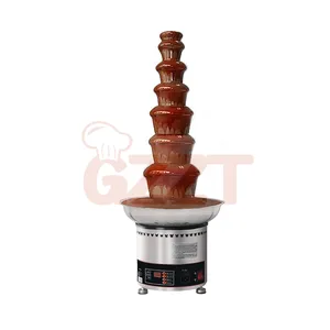 Hot Koop Goedkope Fondue Pot Party Cocktail Professionele Multiflow 7 Lagen Chocolade Waterval Fontein Smelten Machines Display