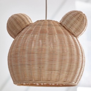 High End Quality Rattan Teddy Bear Light Shade Rattan <b>Hanging</b> Ceiling for Home Decoration - Product Image 6