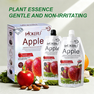 Tinta per Capelli Nera OEM Red Apple Senza Ammoniaca, Ipoallergenica, ad Azione Rapida in 5 Minuti, Copre i Capelli Grigi/Bianchi - Product Image 6