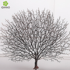 Rama de Pavo Real Artificial Qihao, Árbol de Coral Negro, Rojo y Verde, Decoración para el Hogar de Plástico, Aspecto Natural Realista, Adorno para Paisajismo - Product Image 1