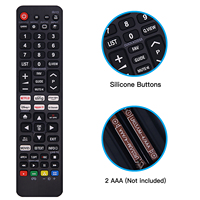 Nuevo Control Remoto Universal para Smart TV LG, Universal para Todos los Televisores LG Originales, Incluye 6 Botones de Acceso Directo