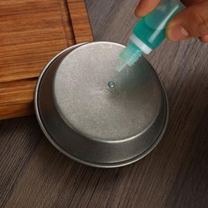 Assiette en acier inoxydable vintage, restaurant de barbecue, salade occidentale, petit bol, coupelle à sauce, frites, ketchup, soucoupe, <span class=keywords><strong>vaisselle</strong></span> de cuisine - Product Image 3