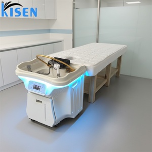 Kisen Cama de Spa para Cabeza, Portátil, Móvil, para Salón de Masajes Tailandés, Lavacabezas sin Tuberías con Tanques y Calentador - Product Image 1