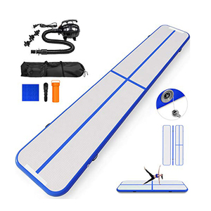 Pavimento gonfiabile dell'aria della pista di aria delle attrezzature di ginnastica del materasso di aria della pista di caduta dell'aria della palestra su ordinazione della fabbrica - Product Image 3