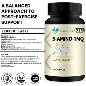 Capsules d'acides aminés essentiels en marque blanche OEM – Soutien nutritionnel quotidien pour la vitalité corporelle et la santé métabolique – Vente en gros - Product Image 3