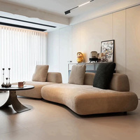 Nordischer Stil Stoff-Softsofa Modulares Wohnzimmer-Sofa-Set Luxuriöse Kommerzielle Wartebereich-Bestuhlung für Hotel-Lobby-Möbel