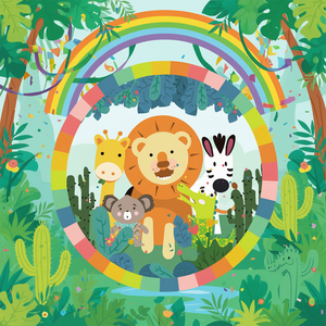 Party Love Piata Selva 43x43cm 12 Pcs Bag Party Decoration - Product Image 3