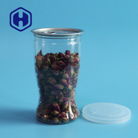 470ml Unique Premium Parfumé Snack Bonbons De Qualité Alimentaire Étanche Sans BPA Boîtes PET avec Couvercle En Aluminium