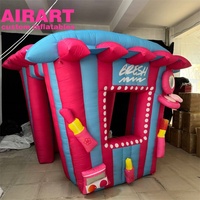 Maison Ananas Gonflable pour Affichage d'Événements Commerciaux, Kiosque Gonflable en Forme d'Ananas pour Accessoires de Scène