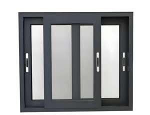 Cửa sổ trượt tiết kiệm năng lượng bằng hợp kim nhôm với kính hai lớp có thể được tùy chỉnh cho cả hộ gia đình và sử dụng thương mại - Product Image 1