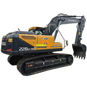 Korea Heavy Duty 20 Ton Hyundai 220 R220LC-9S Used Crawler Excavator 2016 <b>Model</b> 110kw Engine Pump Gearbox Motor Good Price - Product Image 3