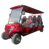 Voiture de golf électrique personnalisée en usine, 72V, 6, 8 ou 10 places, avec panneau solaire, 30-50 km/h, 90 km