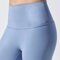 Leggings de sport extensibles sertis de paillettes, pantalon de yoga, grande taille, pour femmes,