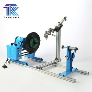 Posicionador de Soldadura Rotatorio CNC Automático TKweld, Multifuncional, Capacidad de Carga de 600 kg, Certificado CE, Diámetro de Mesa de 650 mm - Product Image 6