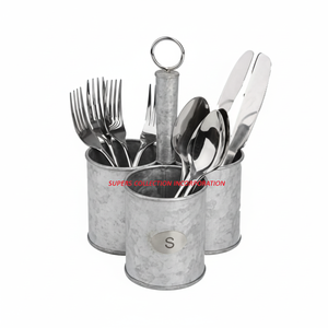 Triple Partition Cuillère Fourchette Couteaux Multifonction Ustensiles De Stockage Titulaire ou Cuisine Couverts Titulaire Top Vente et Haute Qualité - Product Image 1