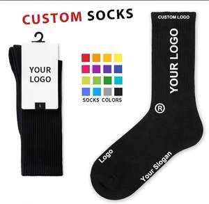 Excellents fabricants chinois de chaussettes, supportant l'impression de logos par broderie jacquard, chaussettes de <span class=keywords><strong>sport</strong></span> personnalisées, quantité minimale de commande. - Product Image 4