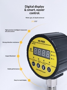 Manomètre numérique HC-Y820 intelligent, haute précision, à contact électrique, pour la pression de l'eau et du vide - Product Image 3