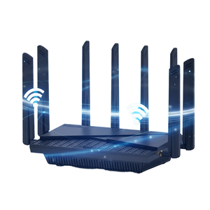 Nouveau routeur SIM 4G/5G AX3000 WiFi 6 double bande Gigabit avec pare-feu, modification <span class=keywords><strong>IMEI</strong></span>, prise en charge VPN, 8 antennes, <span class=keywords><strong>2</strong></span> emplacements SIM, SOHO - Product Image 1