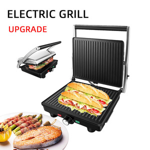 Máquina de desayuno para el hogar, <span class=keywords><strong>panini</strong></span>, <span class=keywords><strong>sandwichera</strong></span>, máquina para hacer carne, barbacoa - Product Image 2