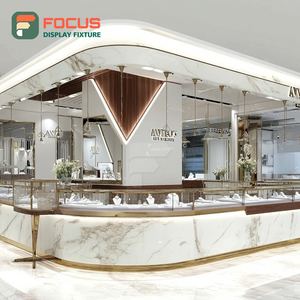 Minimalist Luxury Jewelry Store Furniture Laminated Finish Commercial Store Showcase Cabinet - Product Image 5