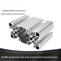 Profil Aluminium T-Slot Standar Eropa 50100 untuk Rangka Mesin CNC & Peralatan Otomasi Industri