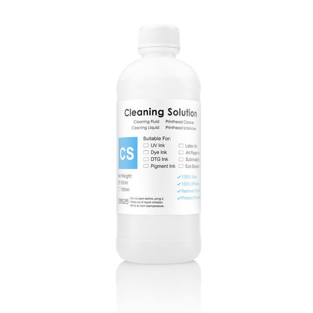 OCBESTJET Hot Sell 500ML/Bottle Universal Eco Solvent Eco-solvent Cleaning Solution