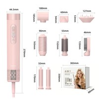 Brosse Soufflante Professionnelle 8-en-1 OEM en Gros avec Moteur BLDC 110000 tr/min – Sèche-Cheveux, Fer à Boucler et Lisseur Multi-Fonctions pour Salon