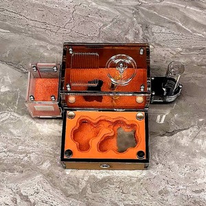 Nistkasten-Formicarium-Haus – Acryl-Ameisenzuchtnest mit 18-ml-Wasserturm, Erweiterungsanschluss & <span class=keywords><strong>Mini</strong></span>-<span class=keywords><strong>Terrarium</strong></span> für Schulwissenschaften - Product Image 2